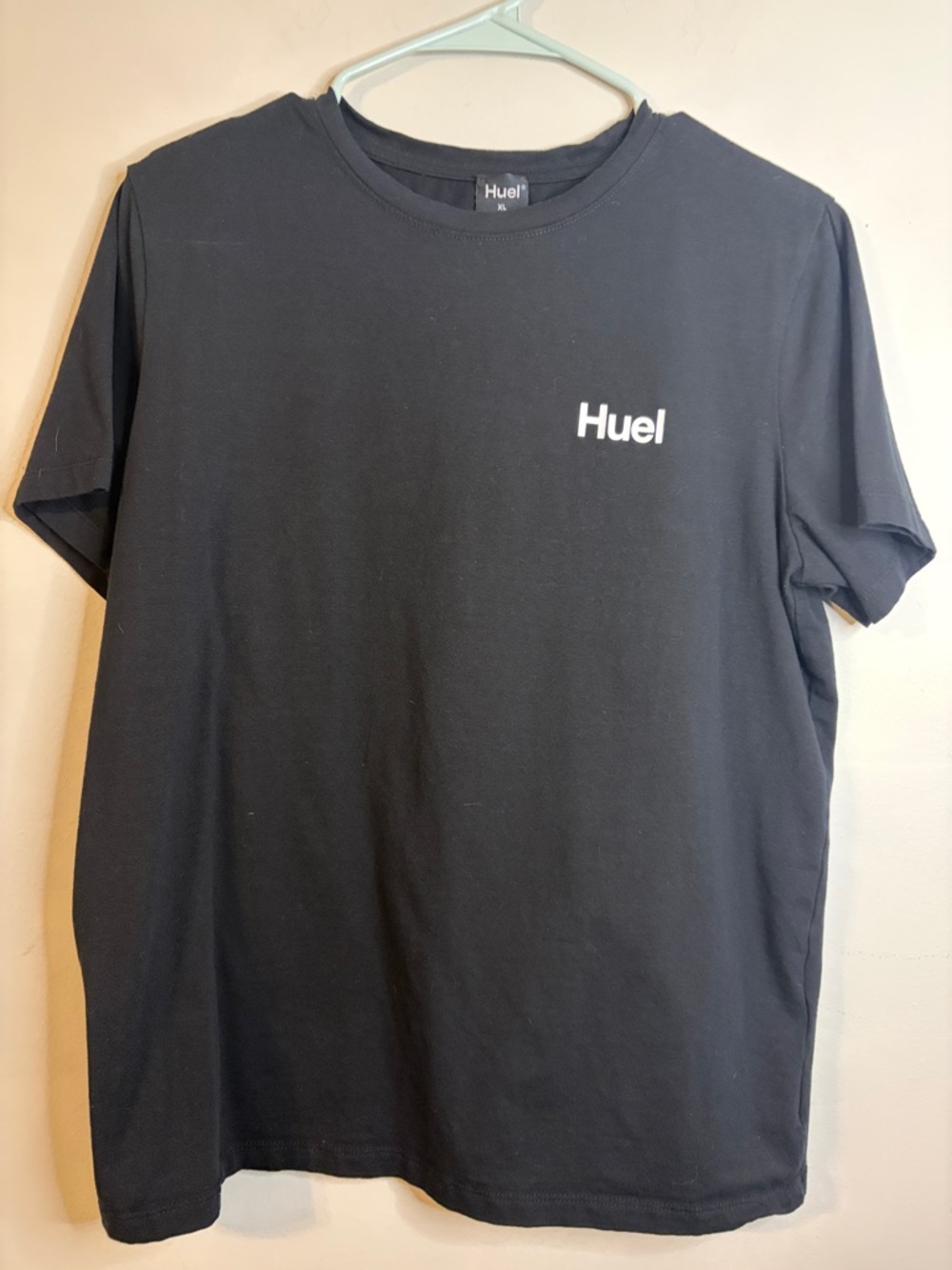 Huel Boy’s Black Crewneck Short Sleeve Tee Size XL EUC #54